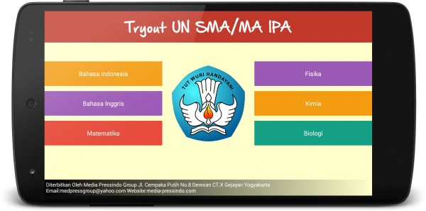 Mobile App : Simulasi UN SMA-IPS