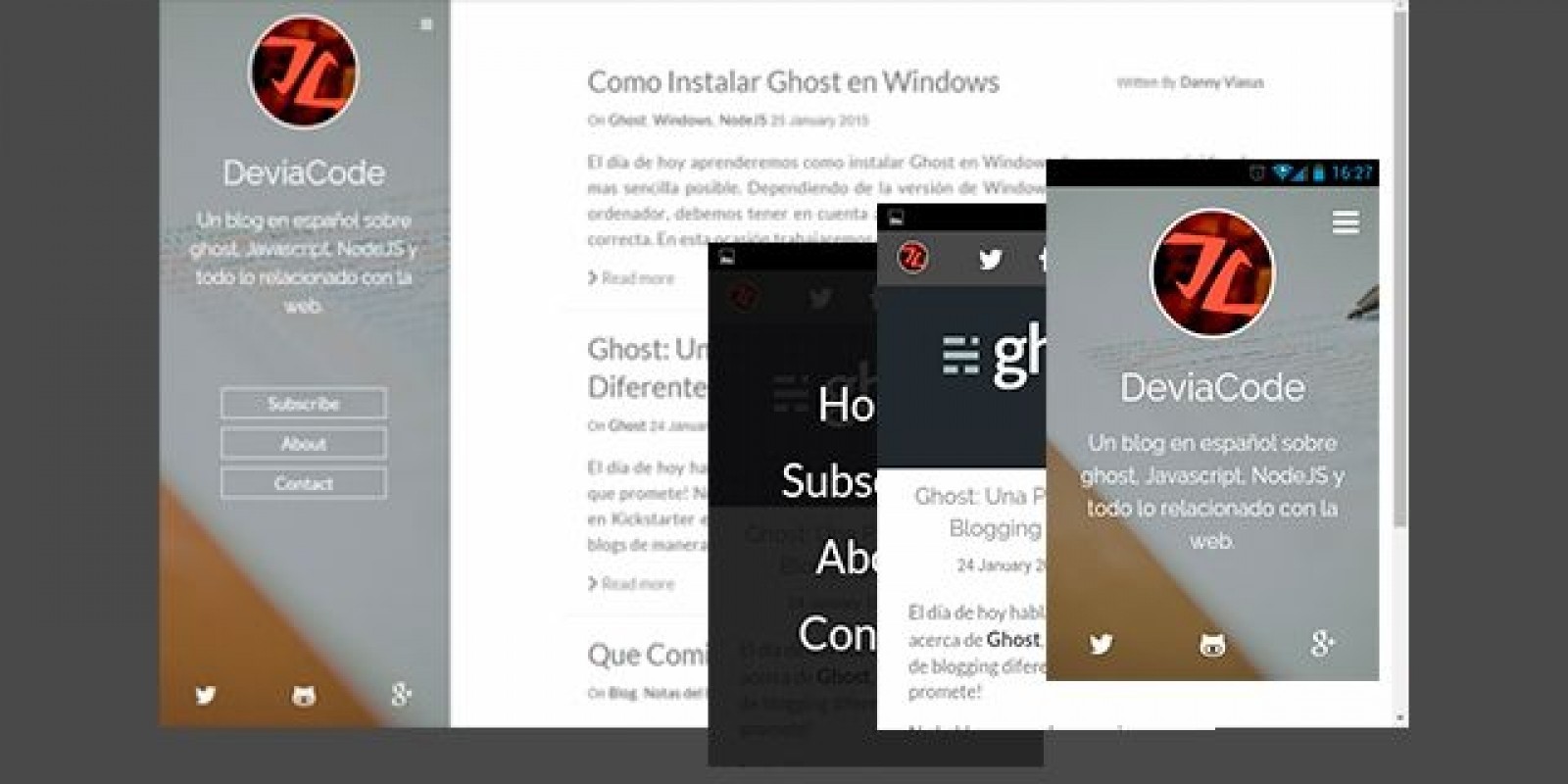 Stone Clarity – Responsive Ghost Theme